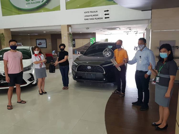 Dealer Toyota Medan Serahkan All New Corolla Cross Pertama ke Pelanggan